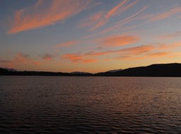 Sunset on Lake Te Anau