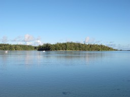 Motu Tiahura (vu de notre plage)