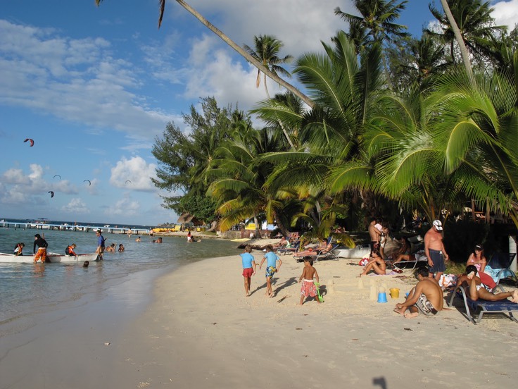 Notre plage le dimanche de Pâques